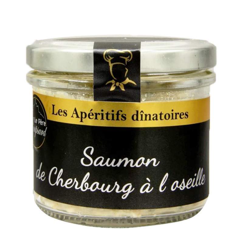 Tartinable saumon de Cherbourg à l'oseille - Le Père Roupsard - 100g