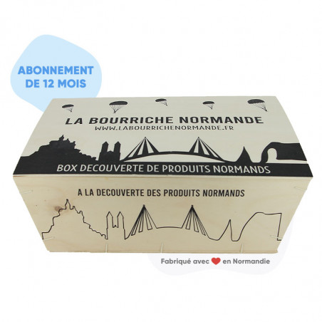 Bourriche normande box gourmande Abonnement 12 mois