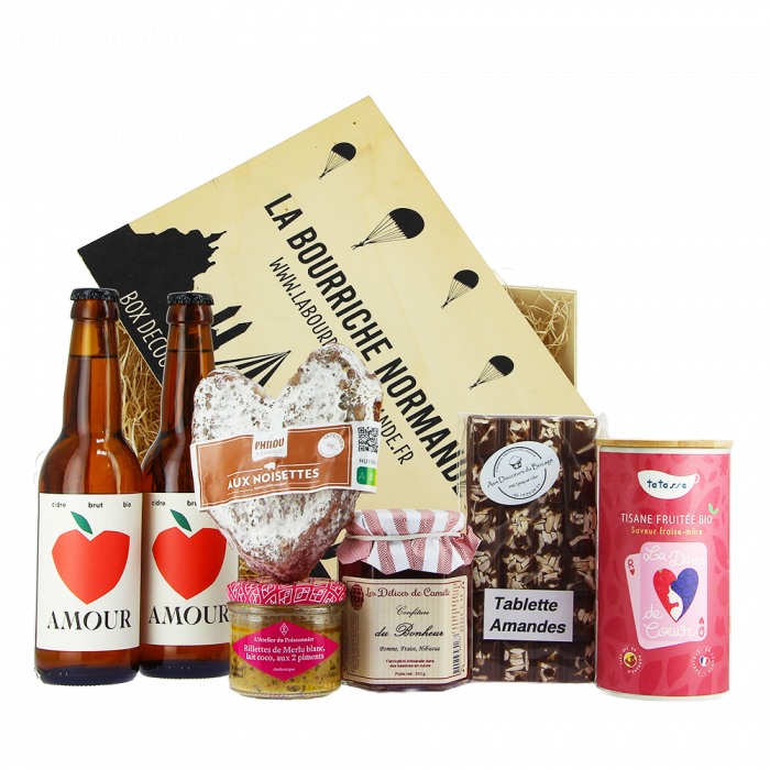 Bourriche "Bonheur et gourmandises"