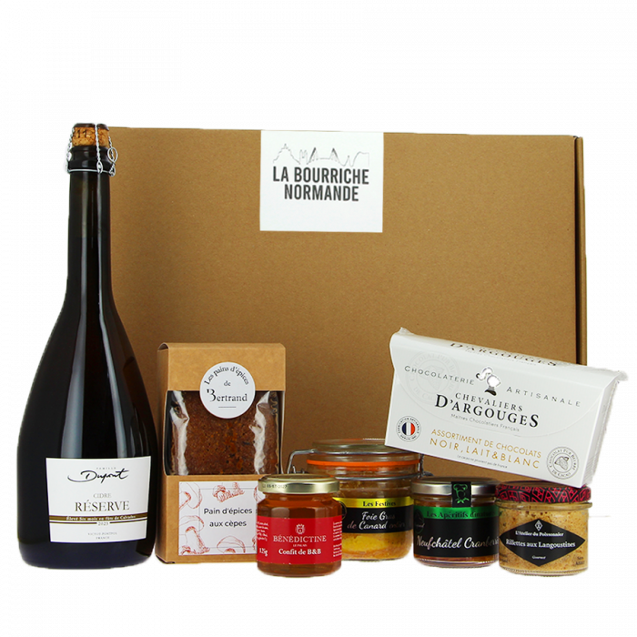 Coffret prestige cidre & terroir – Cadeau gourmet d’exception