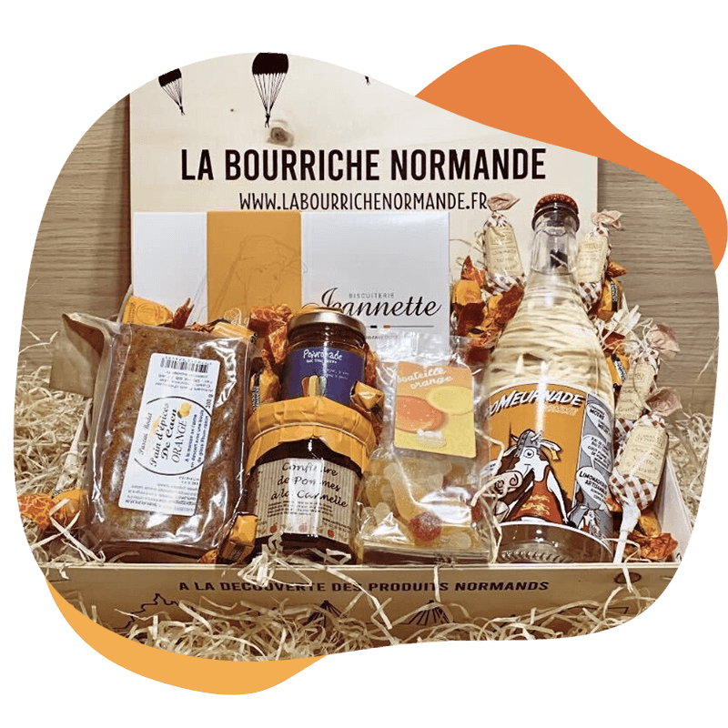 Produits de la bourriche normande du mois octobre