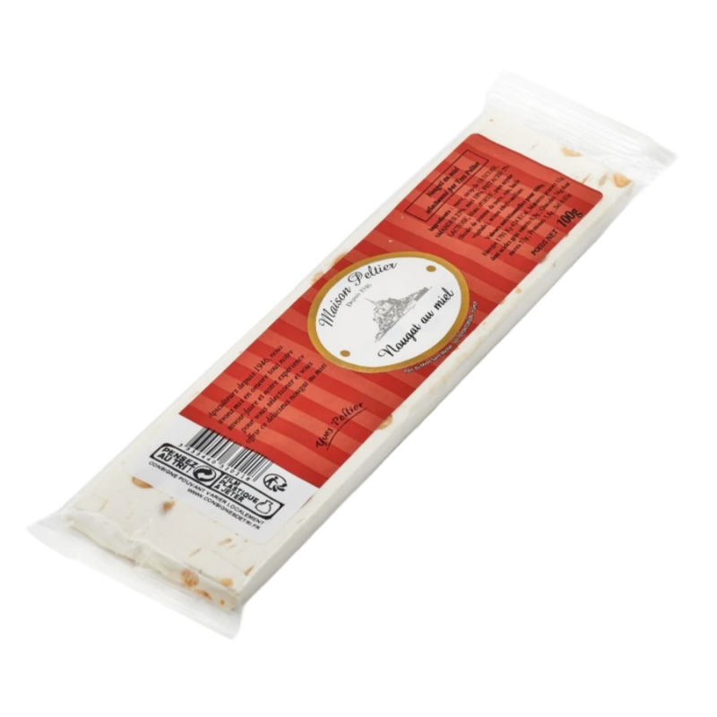 Barre de nougat au miel