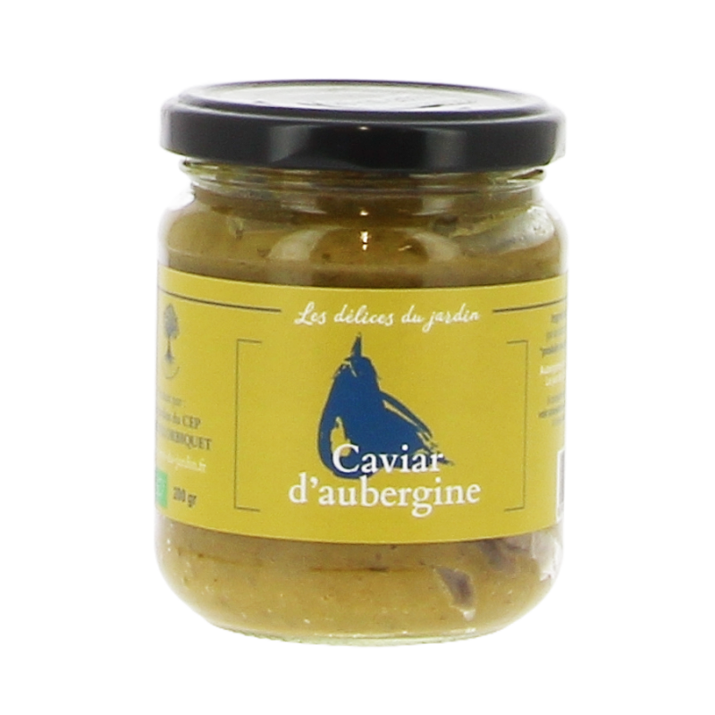 Caviar d'aubergines bio 200g