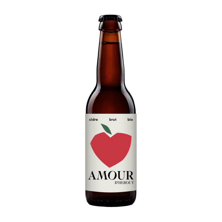 Cidre brut amour bio - IGP de Normandie - 33cl 4.5%