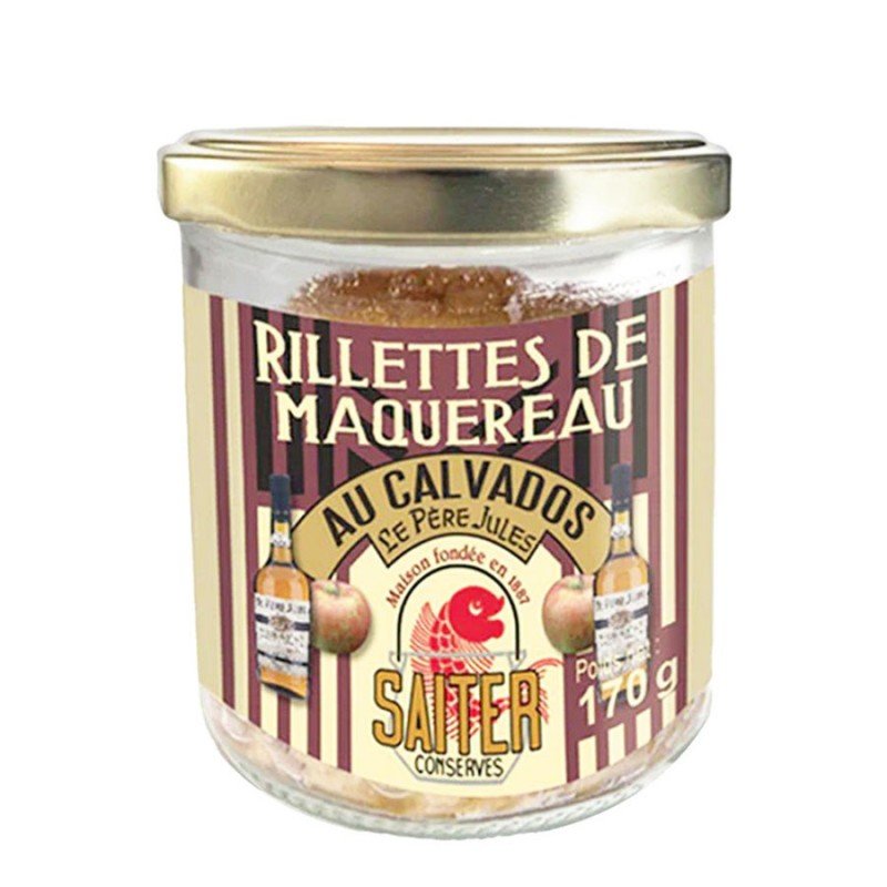 Rillettes de maquereau au Calvados