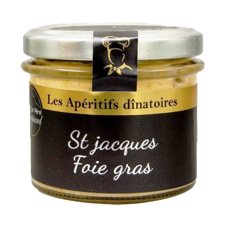 Tartinable Saint-Jacques et foie gras