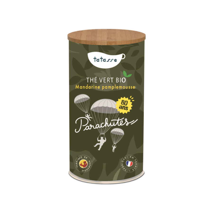Thé vert bio orange sanguine, grenade et mandarine